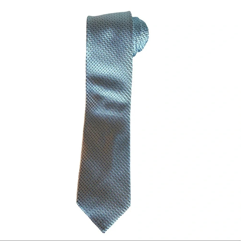 Jones New York Silk Men’s Tie, Silver